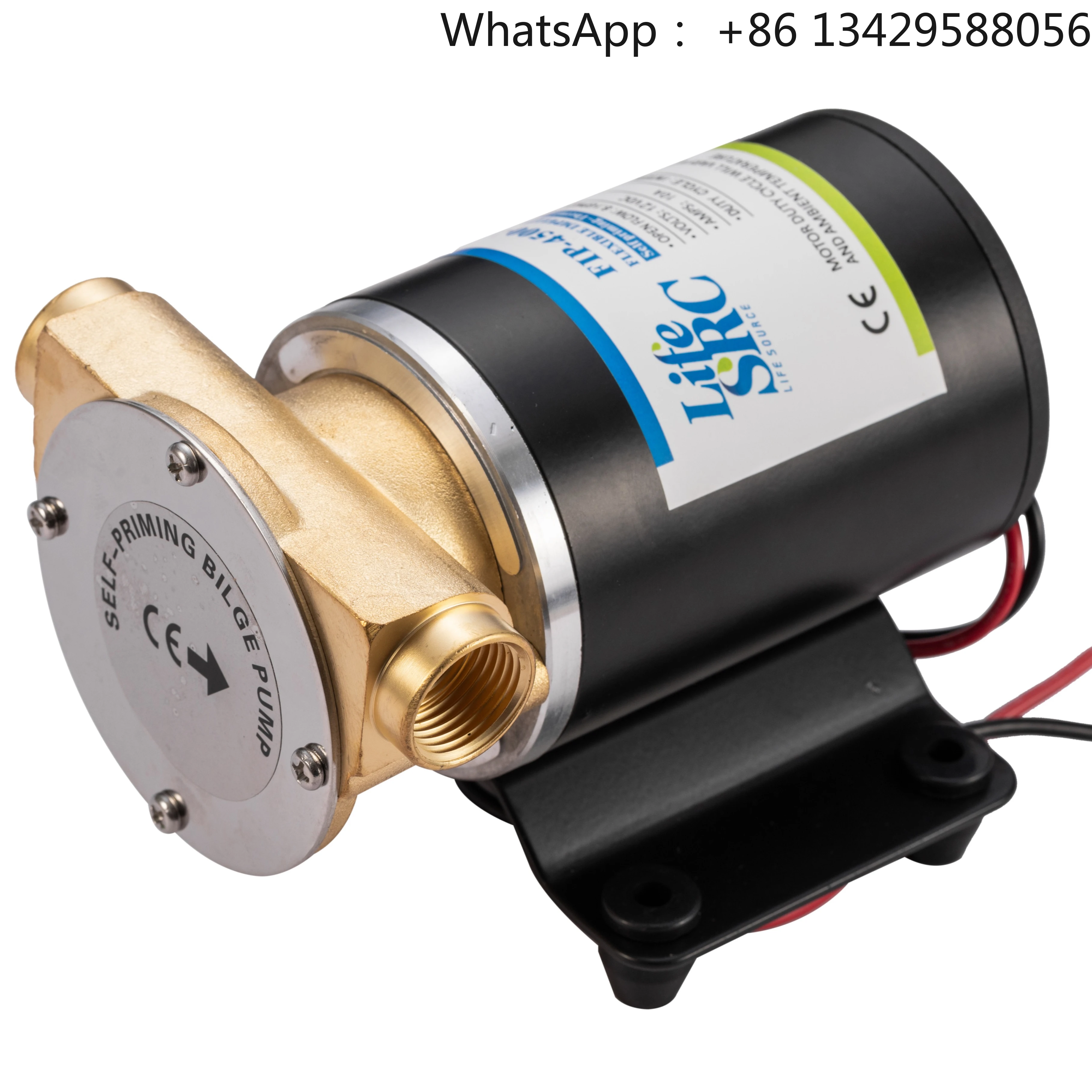 

LifeSRC 8GPM 30LPM Self Priming Flexible Impeller Bilge Pump 12V Sewage Drainage Coling Circulation Pump