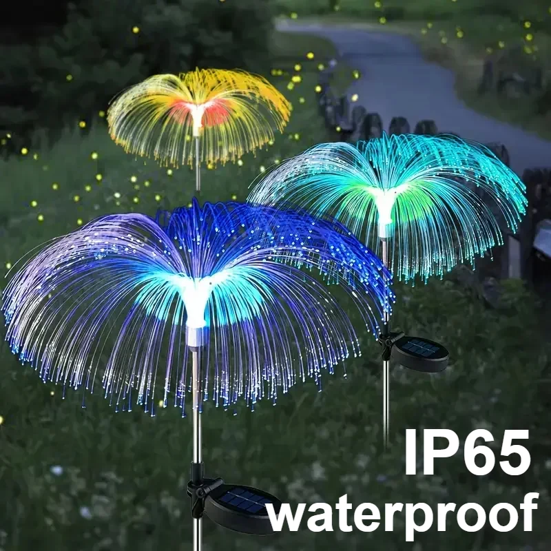 

LED Garden Lights Jellyfish Solar Power Lights Decoration Waterproof Outdoor Pathway Solar Lamp Fairy Patio Villa Yard Decor