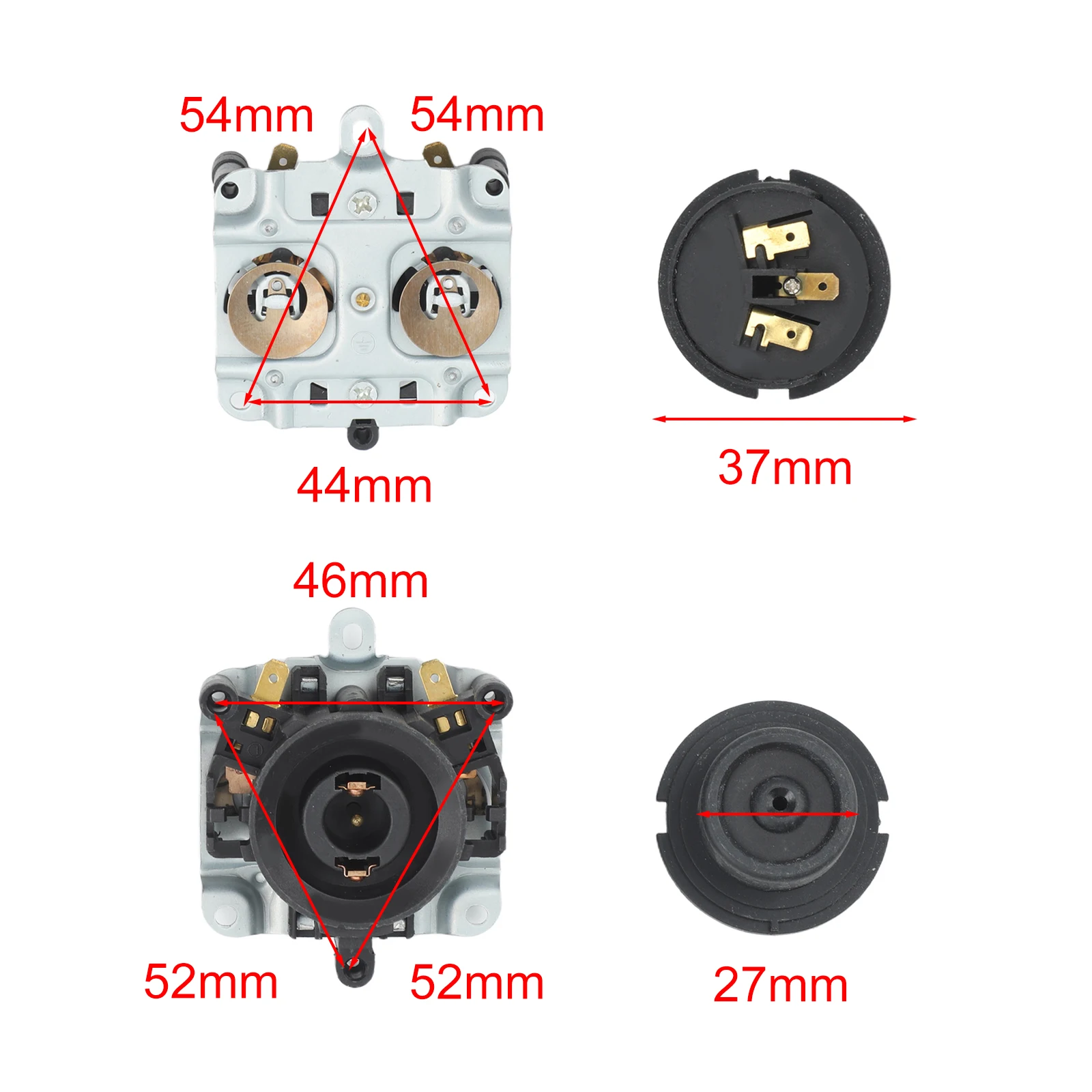 Appliance 54*54*44mm for kettle Base Switch Compact Dimensions Automatic Temperature Cut-off User-friendly Installation