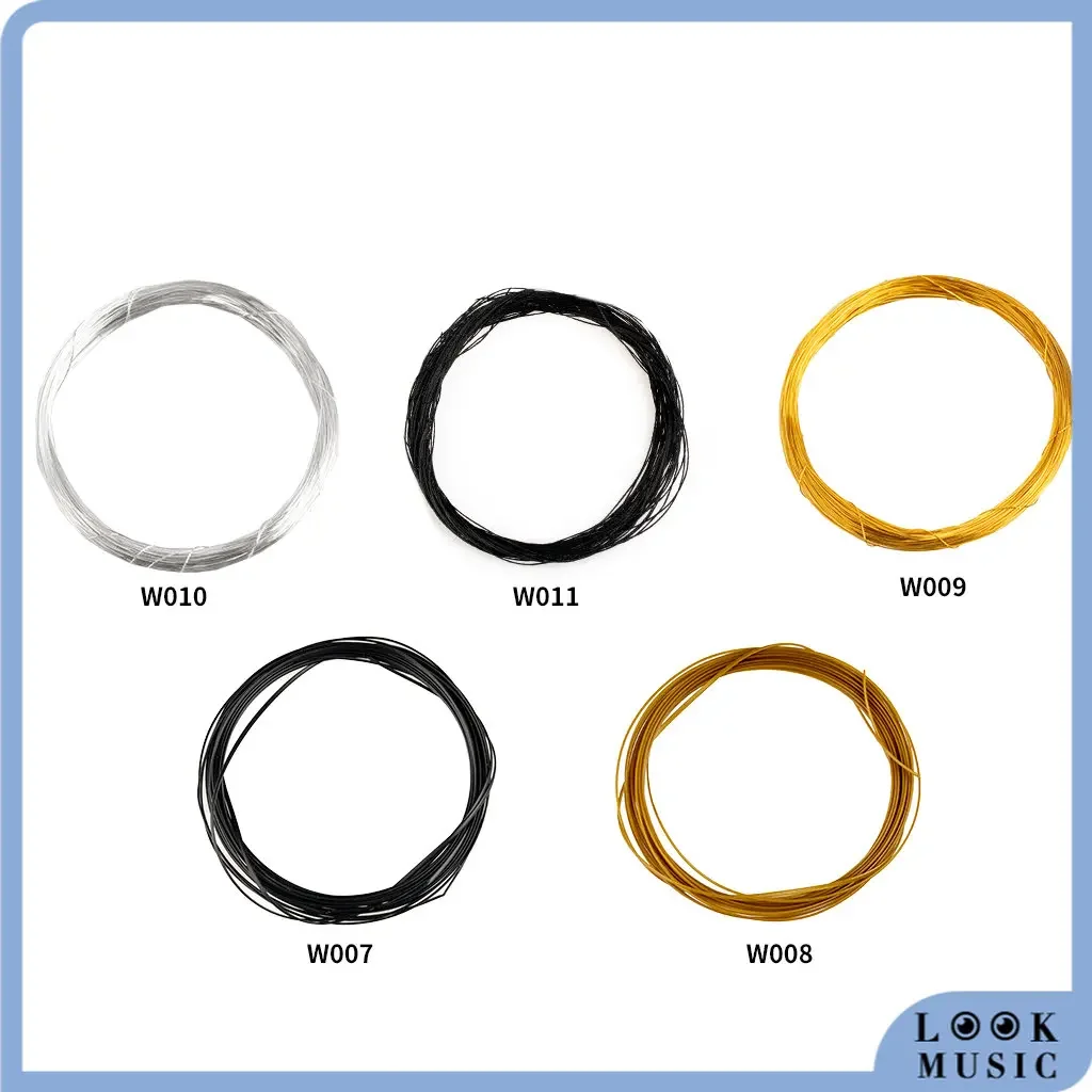 LOOK 1 Roll S/G/B String Lines For Violin Fiddle Viola Cello Bass Bows Arco Making Repair Winding Wrapping Coating Wire Lines