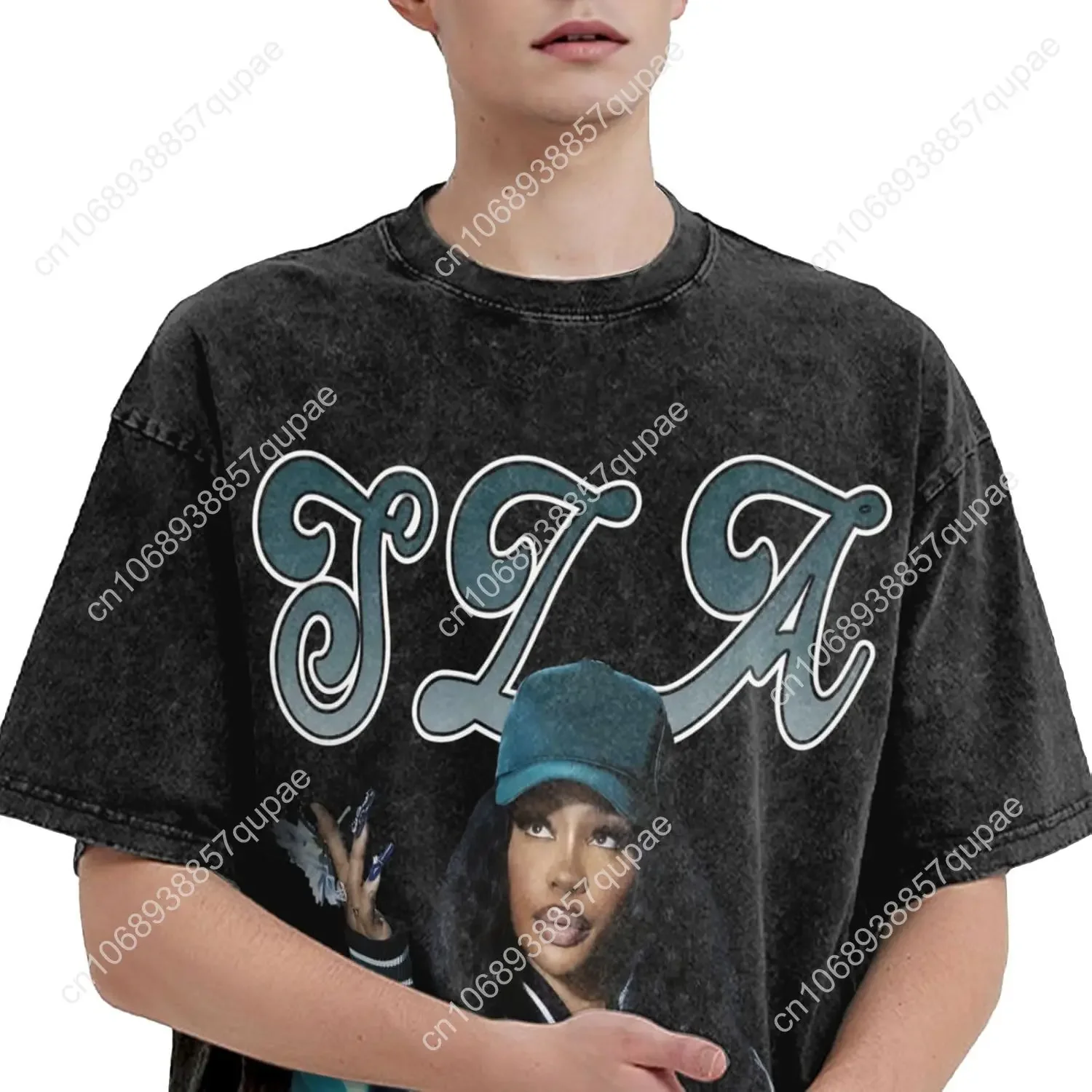 SZA Singer tour Shirt -Large-2025 Music Tour T Shirt Unisexr Avant Comfortable Cotton Retro Top Black