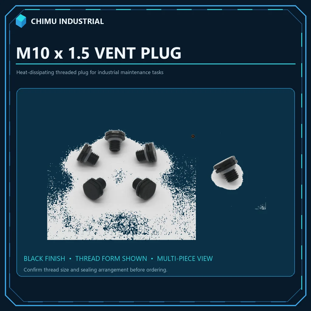 【CHIMU INDUSTRIAL】Ventilation Valve M10*1.5 Thread Heat Dissipation High Temperature for Industrial Equipment