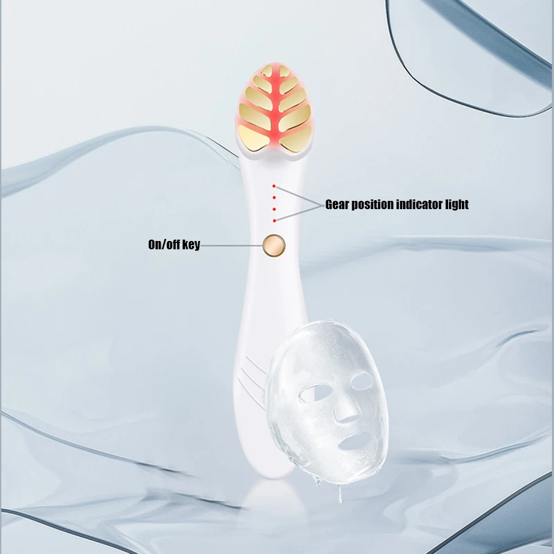 Nieuwe EMS Microstroom Introductie Oogmassage Instrument Pen is een draaibaar heet kompres Vibrerend kleurlicht Schoonheidsapparaat