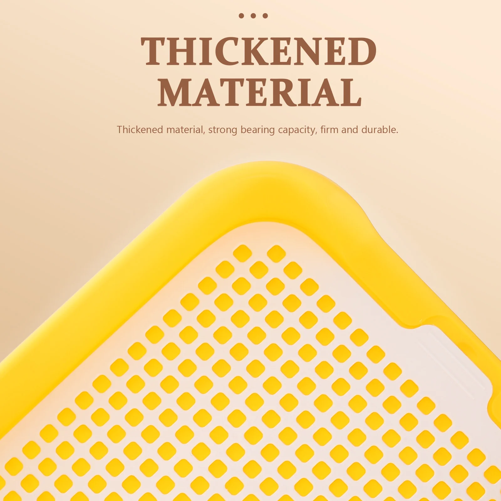 

Adopting High-Class Pp Material Lightweight Durable Indoor Pet Potty Grid Design Easy Cleaning Anti-Slip Small Portable Plastic