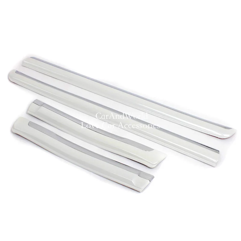 For Toyota Land Cruiser Prado FJ150 150 2010-2021 Side Door Body Molding Cover Strip Trim ABS Chrome Car-Styling Accessories