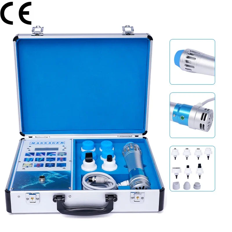 Portable Shockwave Therapy Machine ED Electromagnetic Extracorporeal Shock Wave Spa Relaxation 2024 Latest Pain Relief Equipment