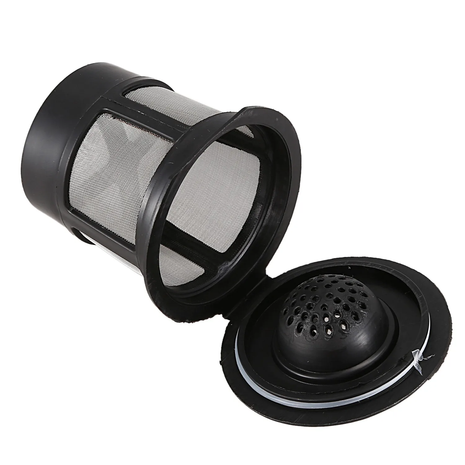 AT44-Reusable Single Cup For Keurig Solo Filter Pod K-Cup Coffee Stainless Mesh Black Pattern:1 Pc