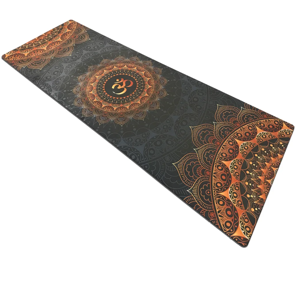 Dark Printing Yoga Fitness Mat Suede Rubber Non-slip Health Factory Outlet Practice Ncie Design Коврик для йоги в русском стиле