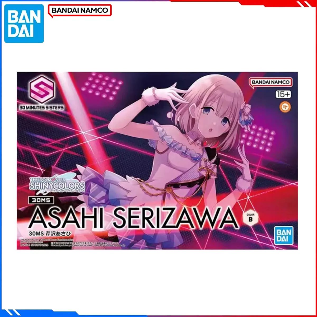 Genuine Bandai Original THE IDOLM@STER Figure Model Kits 30MS Anime Figures Asahi Serizawa Model Toy Gift Kids Christmas present