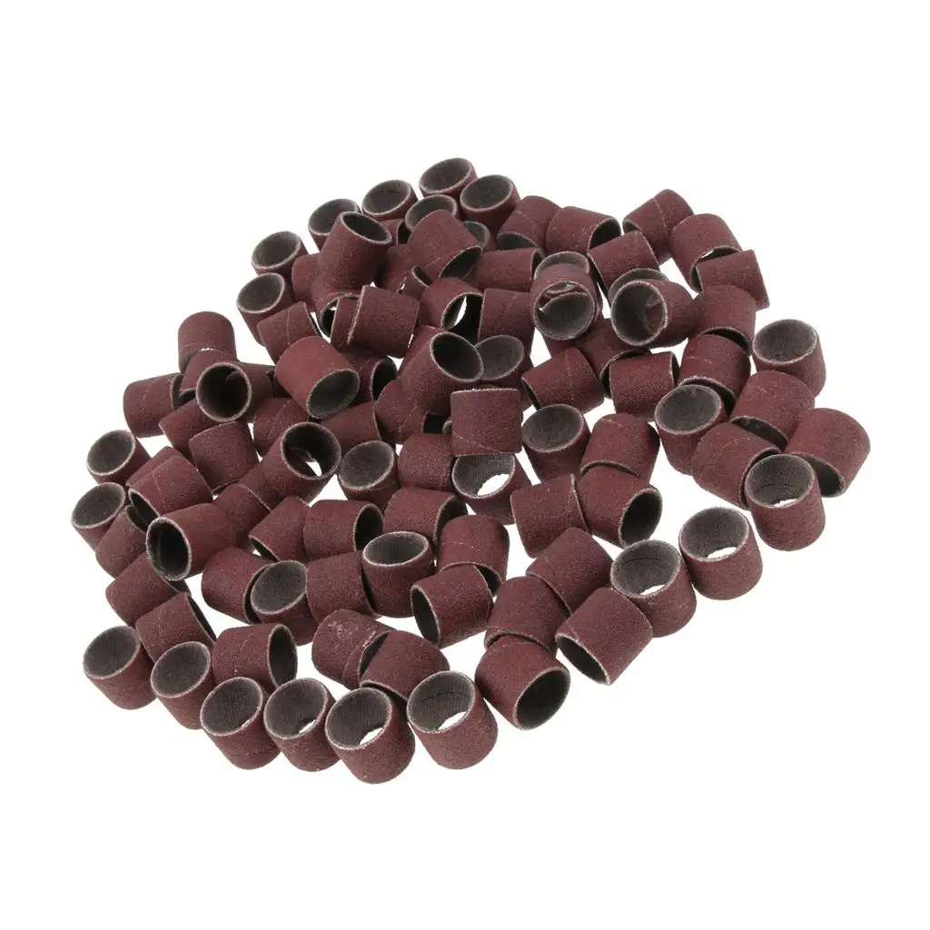 Drum Sanding Kit Vinyl Wrap Tools Abrasive Sleeve Set for Polishing Acrylic Gel and Natural Nails
