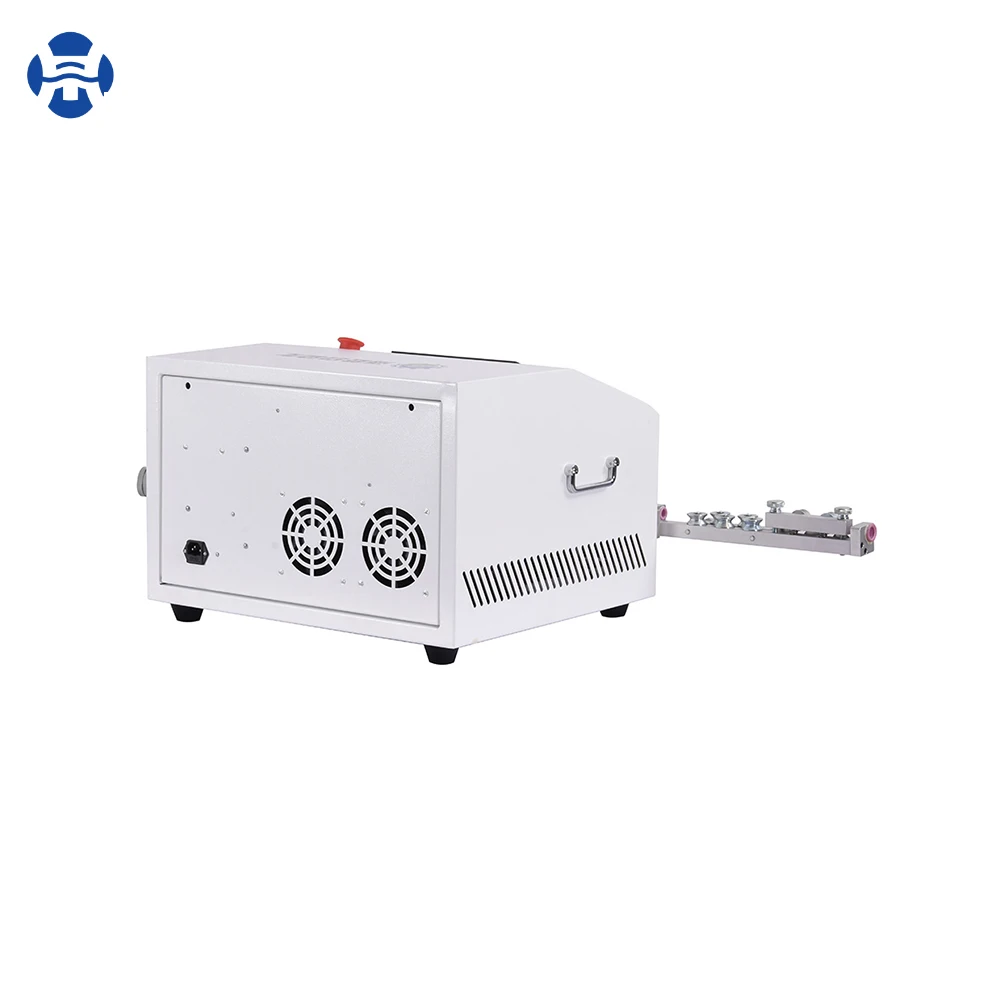 600W Hard Wire Computerized Cable Manufacturing Equipment Wire Cutting Stripping Bending Machine with Peeling Slicing Function
