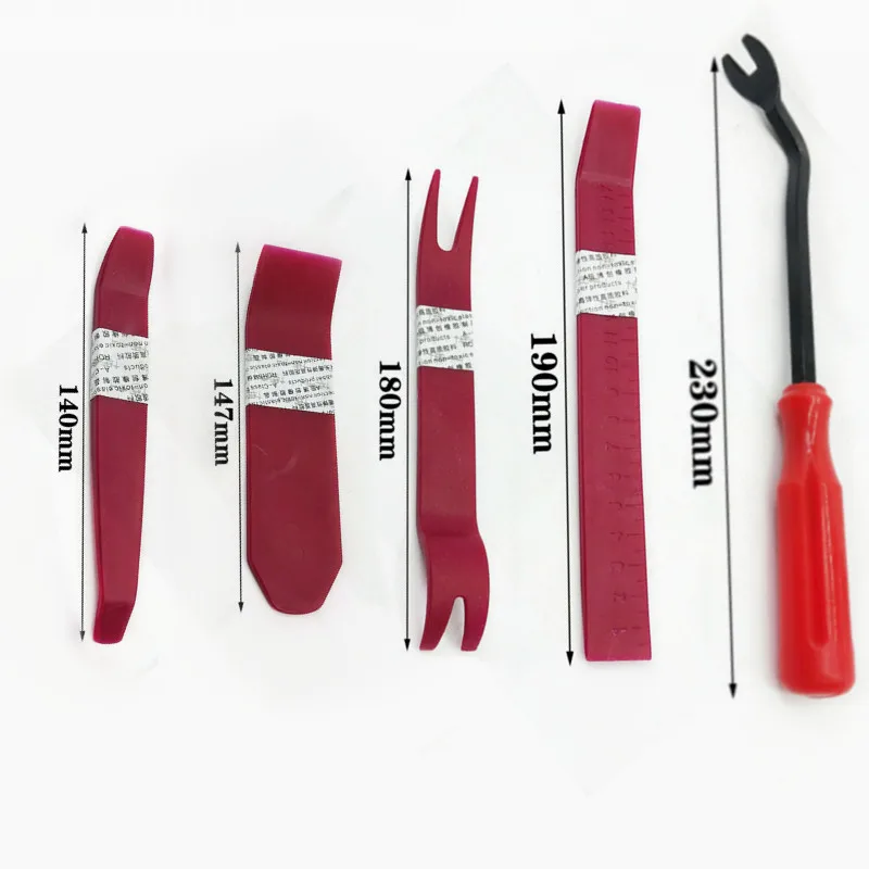 السيارات الباب كليب لوحة أدوات إزالة الكسوة أطقم شفرات الملاحة تفكيك البلاستيك سيارة الداخلية متأرجحة تحويل أداة إصلاح #2