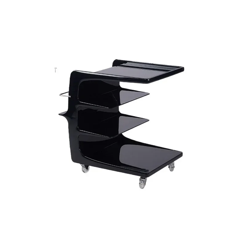 Nordic sofa acrylic small table, movable bedside cabinet, cream wind living room coffee table rack