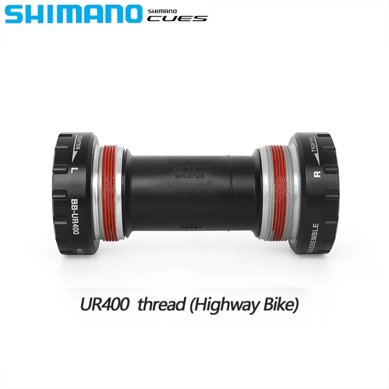 SHIMANO DEORE XT UR400 Bicycle Thread Aluminum Alloy Central Axis 68mm Suitable for MTB/Road Bike