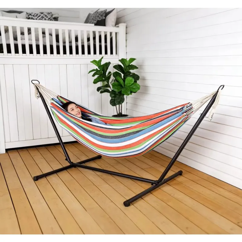 

Акция! Низкая цена! Современный уличный гамак с металлической стойкой и кольцевой ручкой. Мебель для улицы.