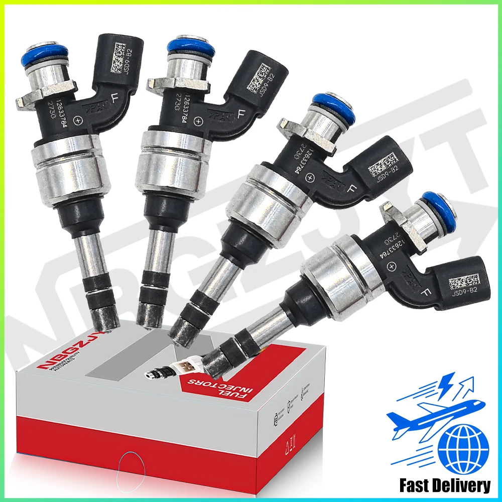 

4PCS 12633789 JSD9-B2 Fuel Injectors For Buick LaCrosse 2.4L Regal for Chevy Equinox Terrain 2.4L Malibu 2.4L 2011-2017 12633784