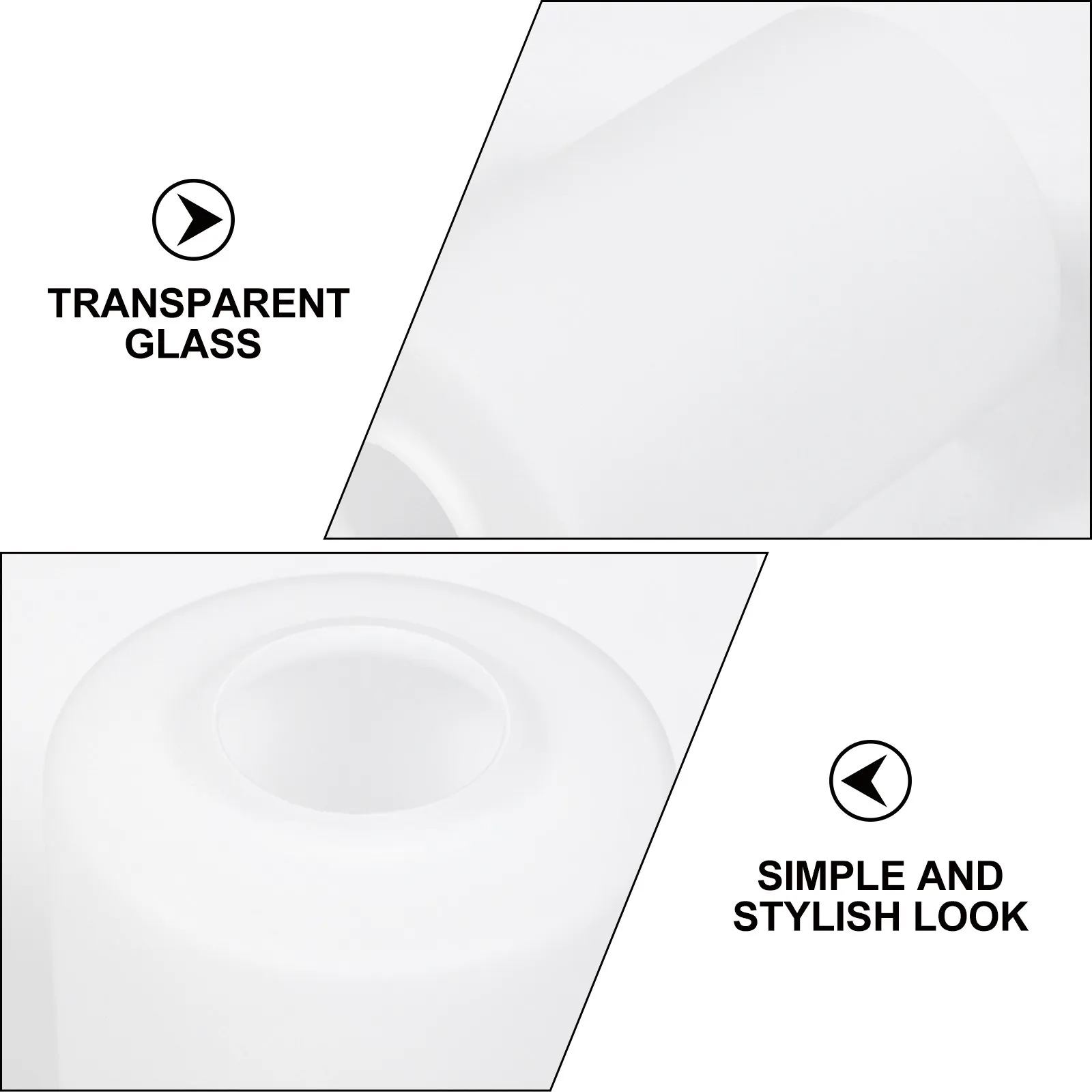 1Pcs Chic Glass Lampshade Replacement for Broken Old Lampshades Simple Elegant Design Fits Table Ceiling Bedside Lamp Home Decor