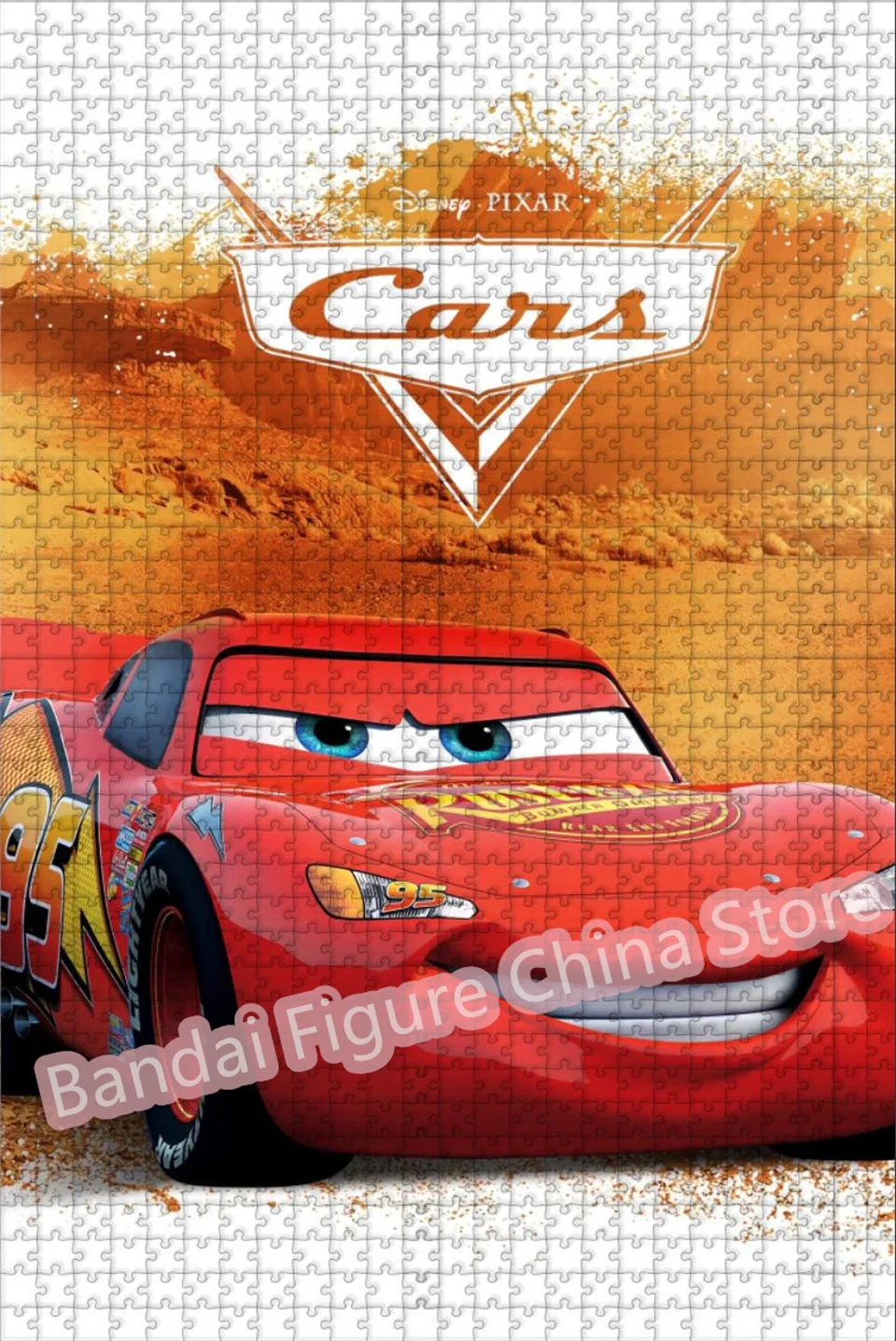 Holloween-rompecabezas de coches de Disney para niños, rompecabezas de dibujos animados de Rayo Mcqueen, juguetes para niños, regalos de Navidad, 300/500/1000 piezas