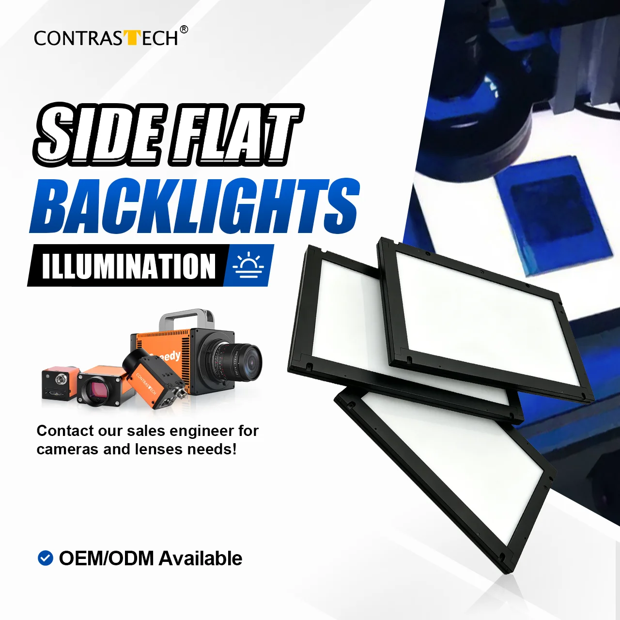 Flash LED Backlight for Machine Vision Industrial Panel Light Illumination for Edge Detection Measurement Inspection