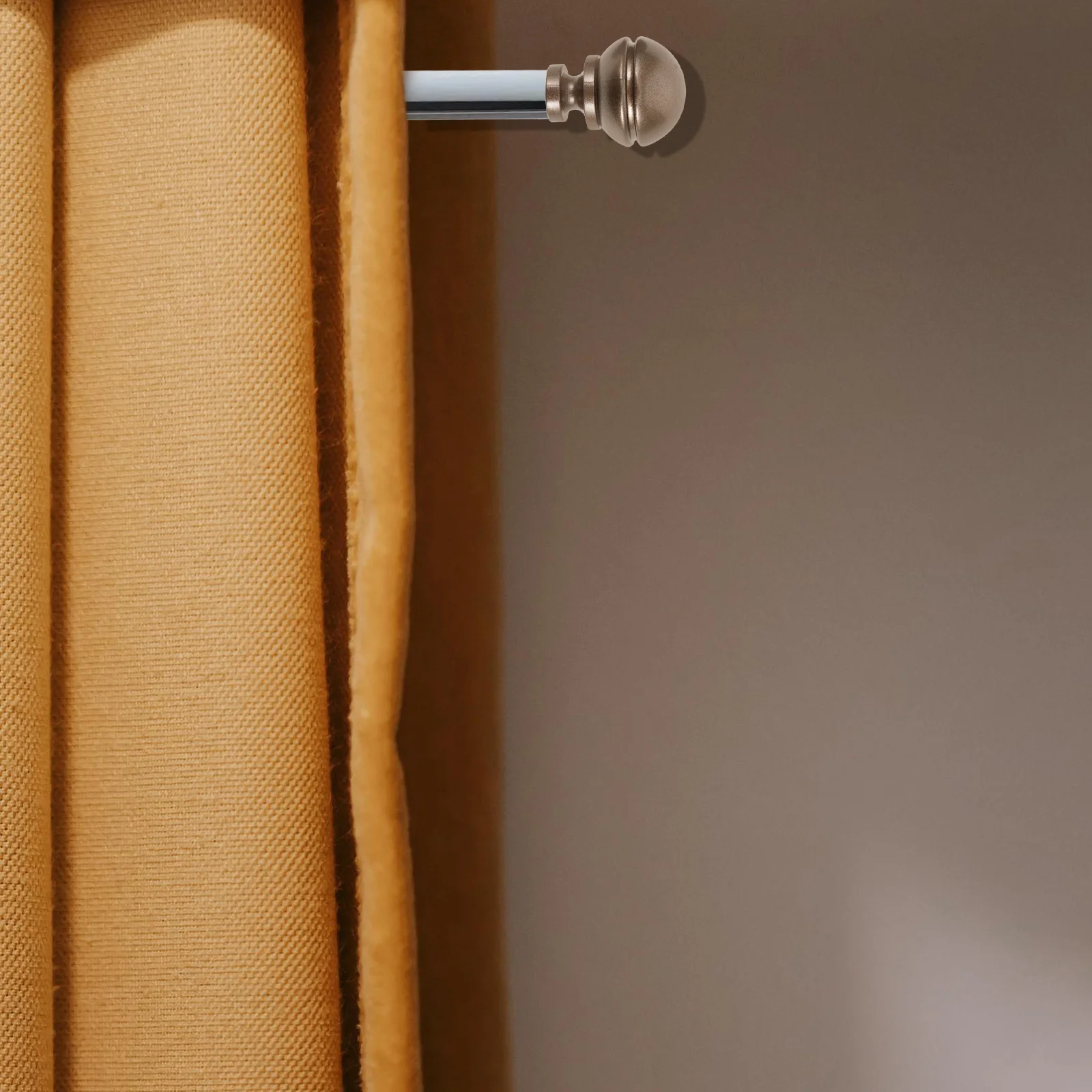 

2pcs Curtain Rod Finials Ends Only Modern Decorative Curtain Rod Accessory Plug Cap Replacement For Home Decoration