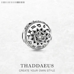 Beads Zodiac Sign 925 Sterling Silver Karma Magic Charm European Jewelry Accessories For Women Men