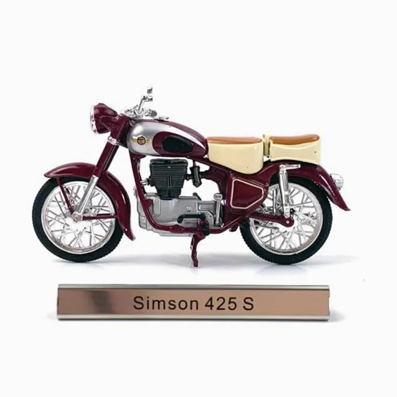 

Atlas литой под давлением масштаб 1:24 Simson 425 S мотоцикл из сплава модель автомобиля моделирование коллекция украшения подарок игрушка статический дисплей