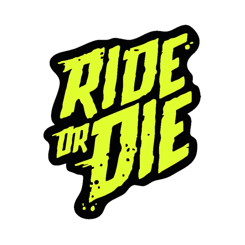 ركوب أو يموت دراجة الإطار ملصقات DIY دراجة هوائية جبلية ملصقات Mtb أنبوب علوي مقاوم للماء شارات الفينيل دراجة نارية خوذة الملحقات #6