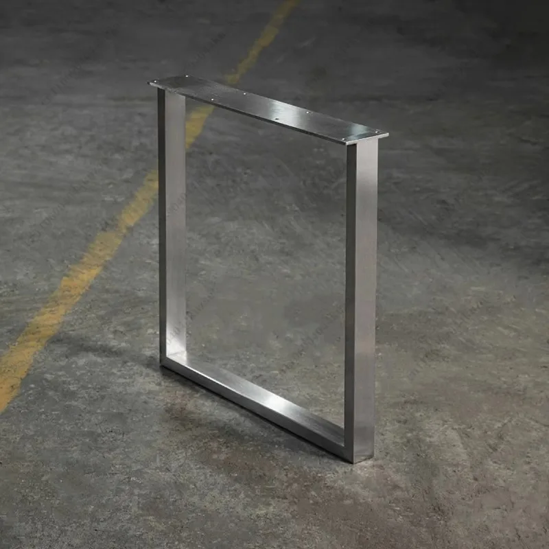Brushed 201 Stainless Steel Table Legs for Dining Desk Conference Table