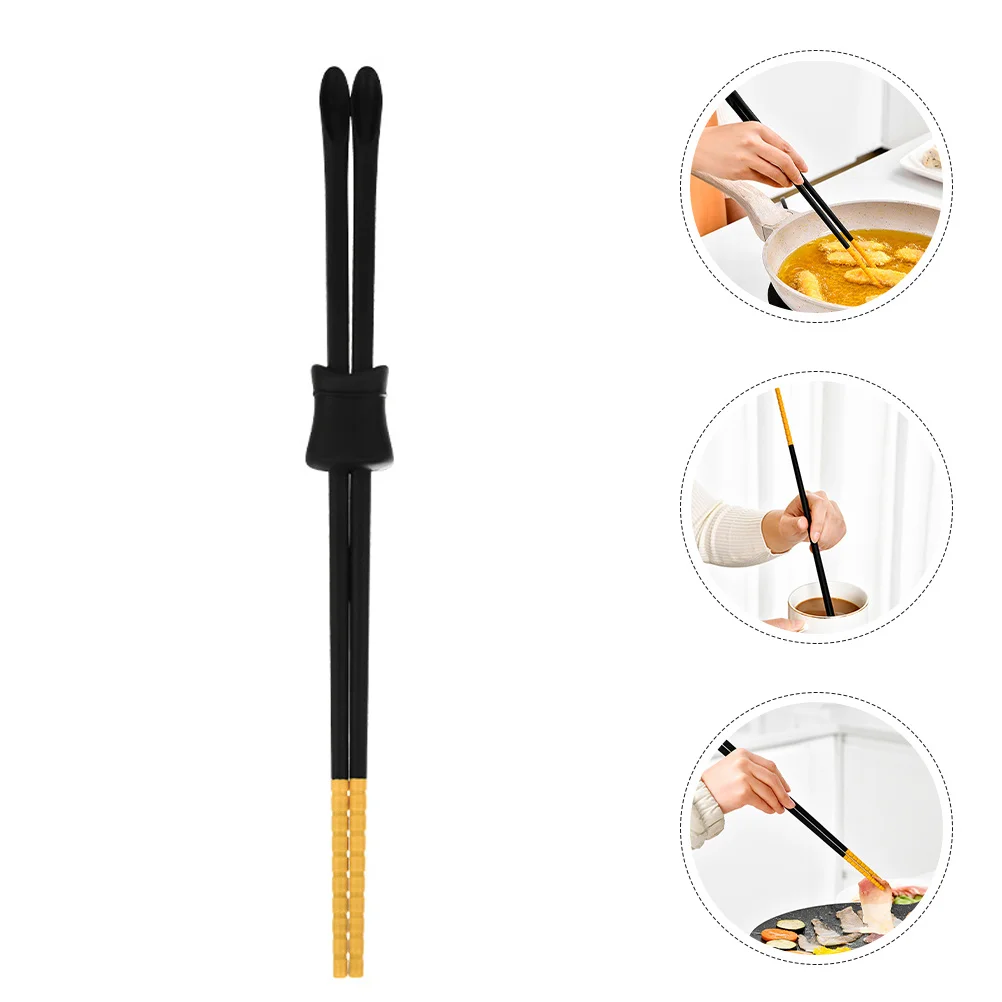 

Silicone Chopsticks Extra Long Hot Pot Cooking Chopsticks Reusable Kitchen Gadgets For Frying Noodles Serving Home Party
