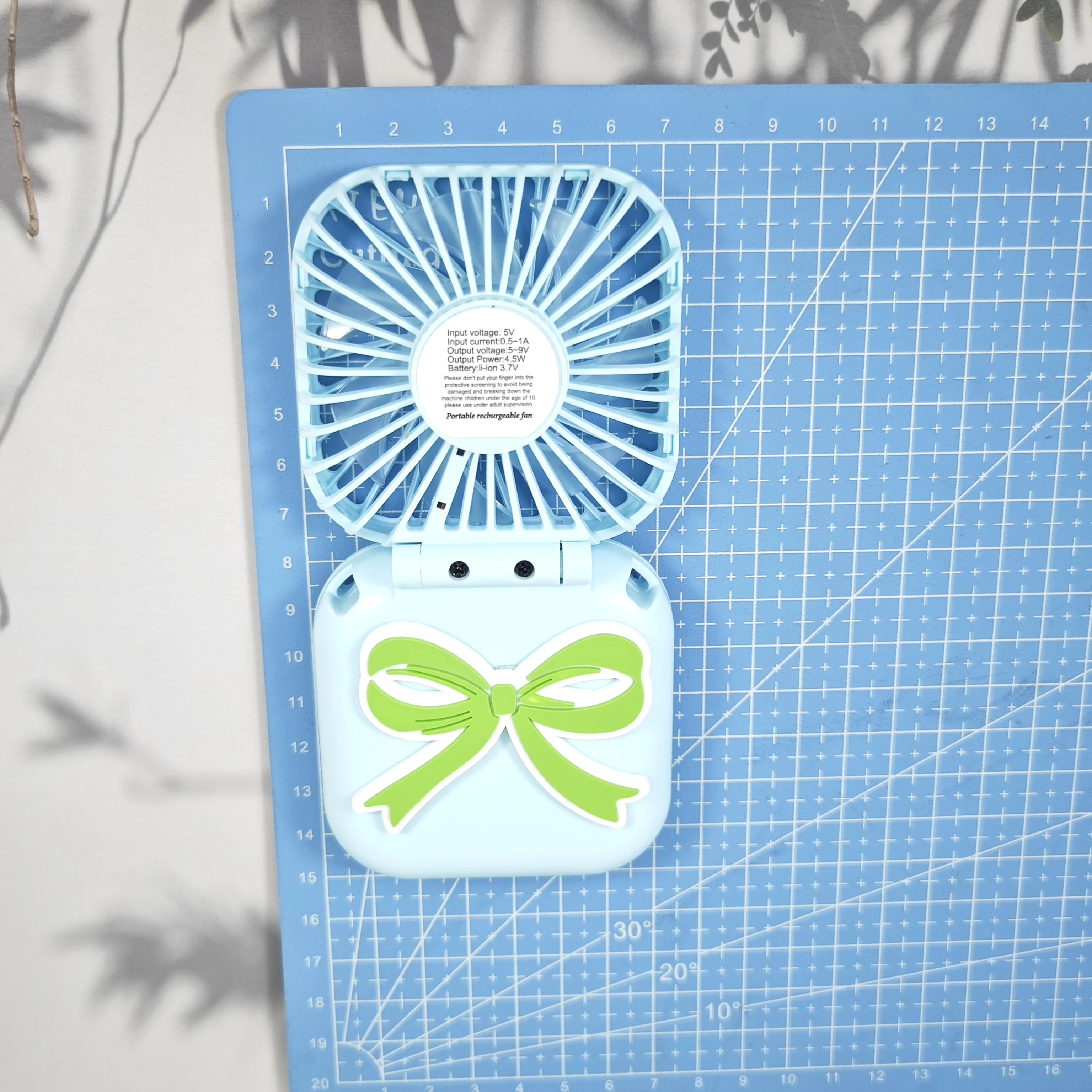 USB Fan, Mini Fan, Bow Folding Fan, USB Charging, Convenient Outdoor Pocket, Handheld Mini Fan - Perfect for Hot Days and Travel