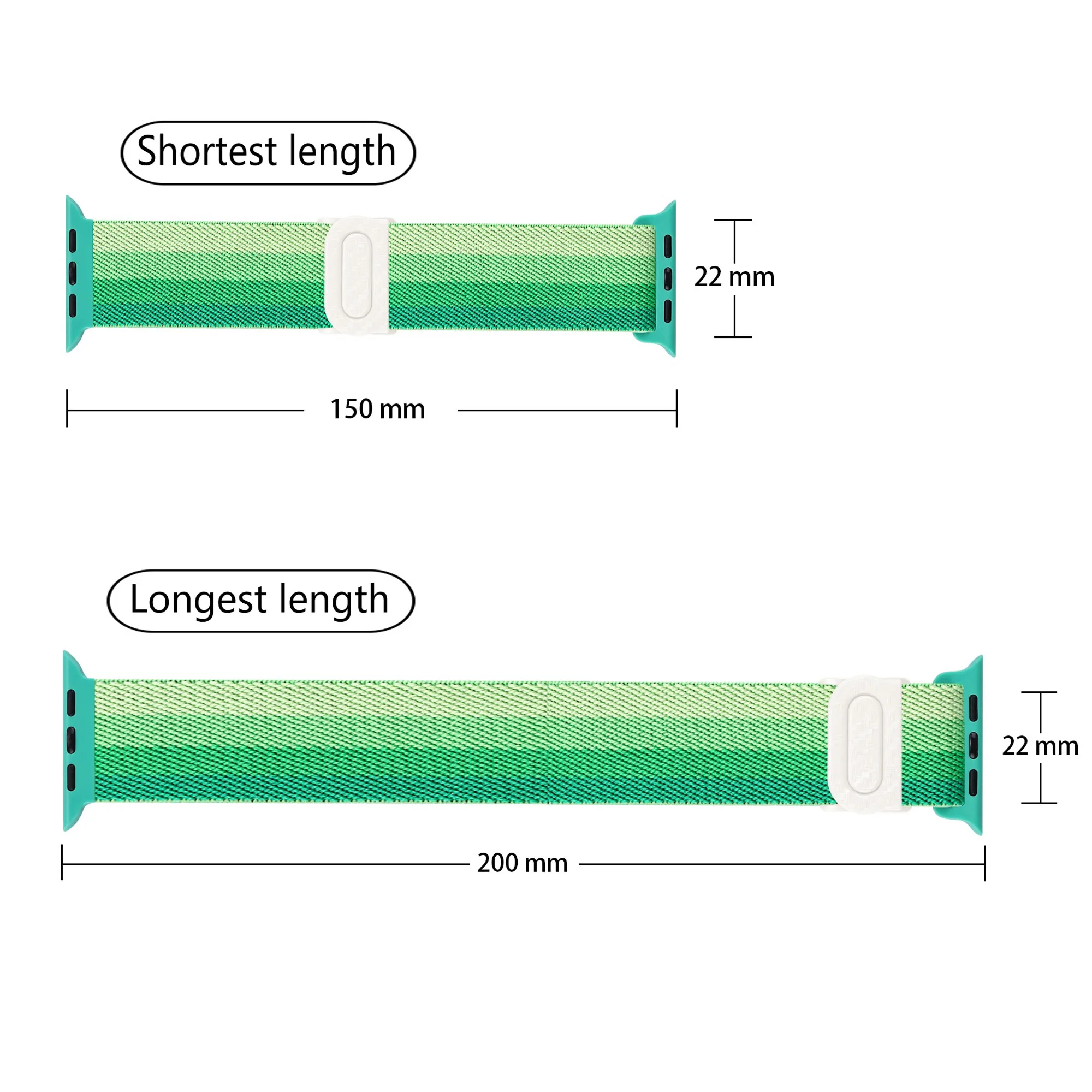 Band für Apple Uhren armband 45mm 40mm 44mm 41mm 49mm 38mm elastisches Nylon Solo Correa Armband iwatch Serie 9 8 7 6 5 4 3 se ultra