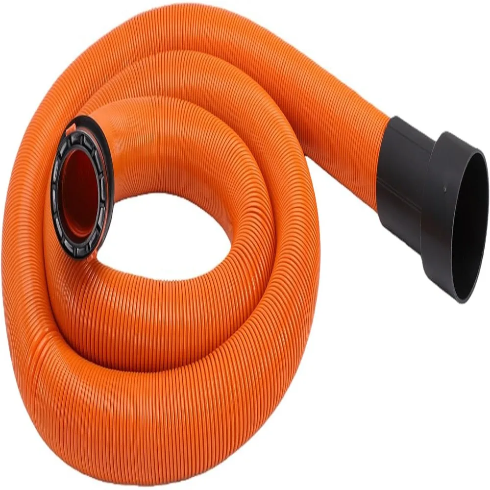 1 set 1-1/4 Inch Diameter Stretchable Vacuum Hose Snap Lock Adapters 6 Adapters Included Vacuum Hose Extension