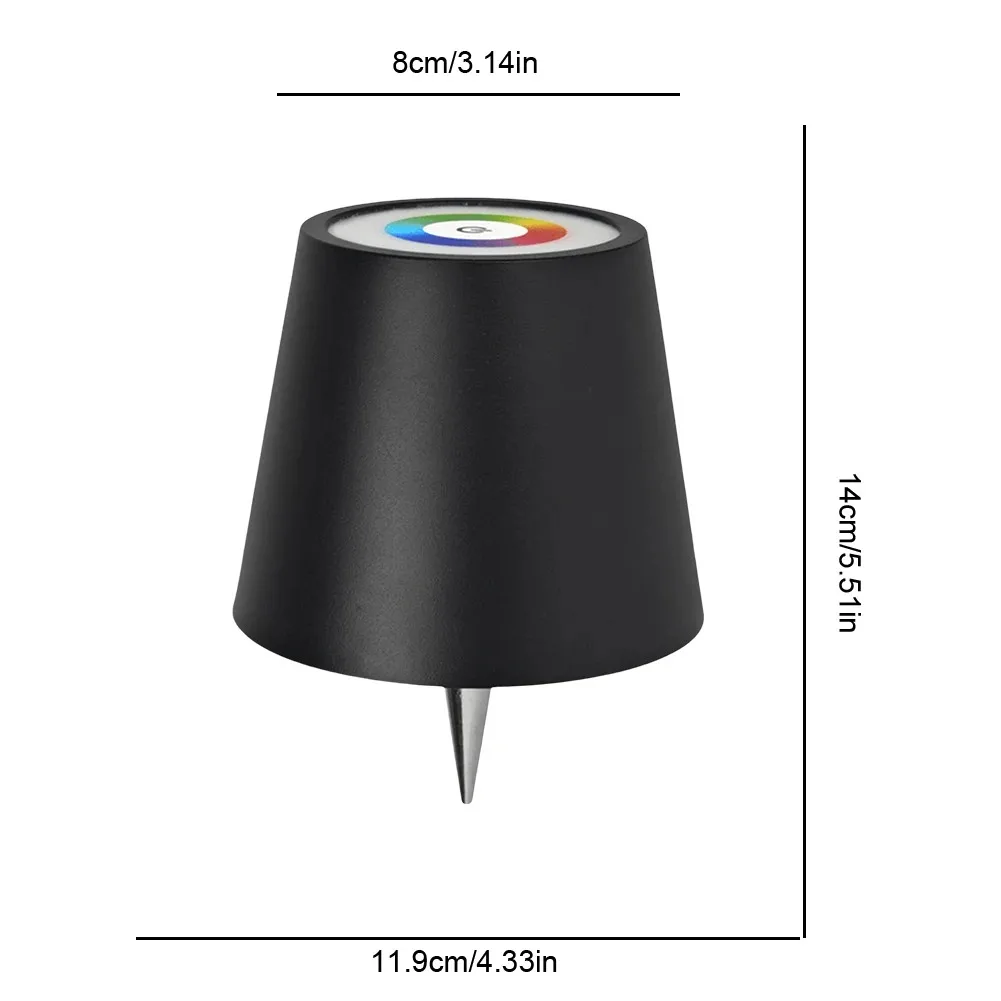 Wireless Table Lamp For Wine Bottles LED Bottle Light For Outdoor Use Touch Control Ideal For Restaurants Bars Festival Party