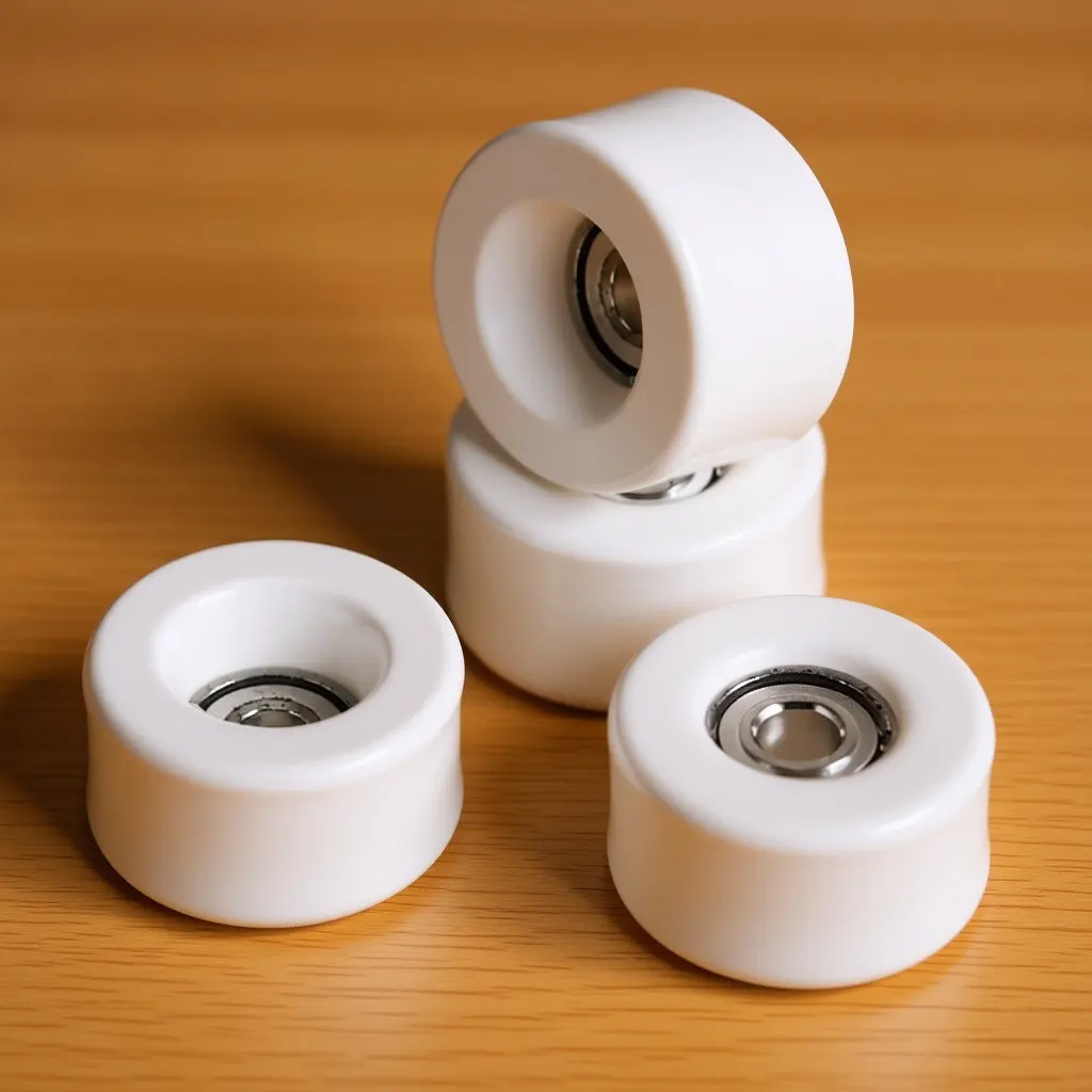 

4Pcs Finger Skateboard Wheels Highspeed Bearings Precision Design Smooth Fast Rolling Mini Skateboard Repair Parts Set