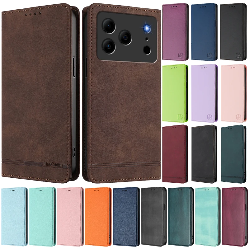 For Doogee Note 56 Cover Leather Magnetic Cover for Doogee Note 56 Pro Note56 Plus 56Pro Case Luxury Flip Stand Phone Case Funda