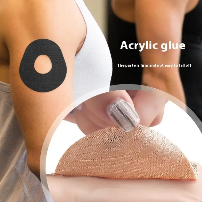 5/10Pcs กาวเซ็นเซอร์กลูโคสในเลือดคงที่แพทช์ Monitor ป้องกันเทประบายอากาศ Anti SLIP ยาวนานสําหรับกลางแจ้ง Motion