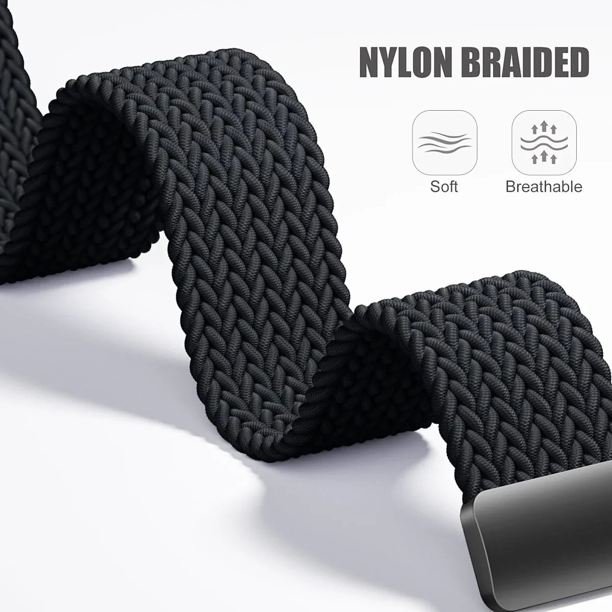 Magnetisches Nylon-Geflechtband für Huawei Watch Fit 3/4/5, verstellbares, bequemes Armband für Huawei Watch Fit 5/4 Pro. – Detail 1