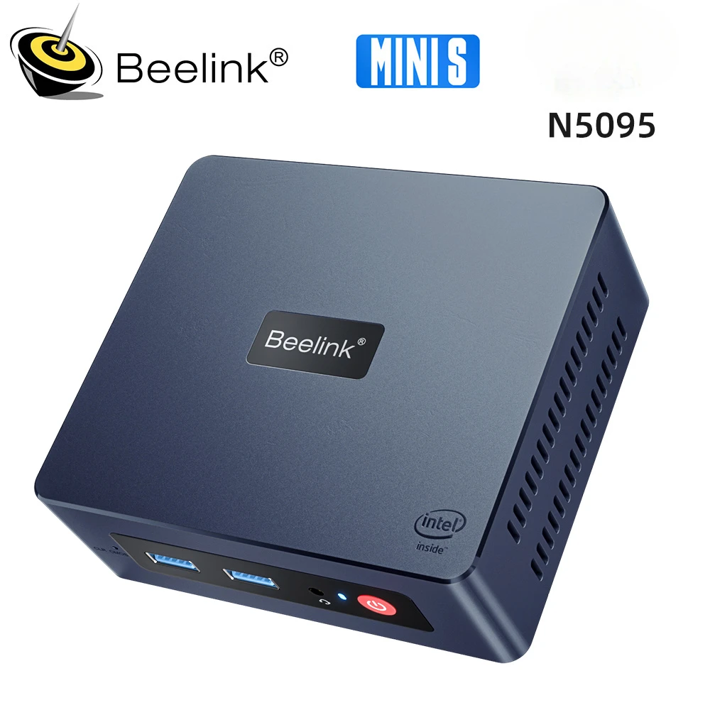 Beelink Mini S Intel 11th Gen N5095 Mini PC Windows 11 DDR4 8GB SSD 256GB Máy Tính Để Bàn Chơi Game Máy Tính VS J4125 GK Mini GK3V