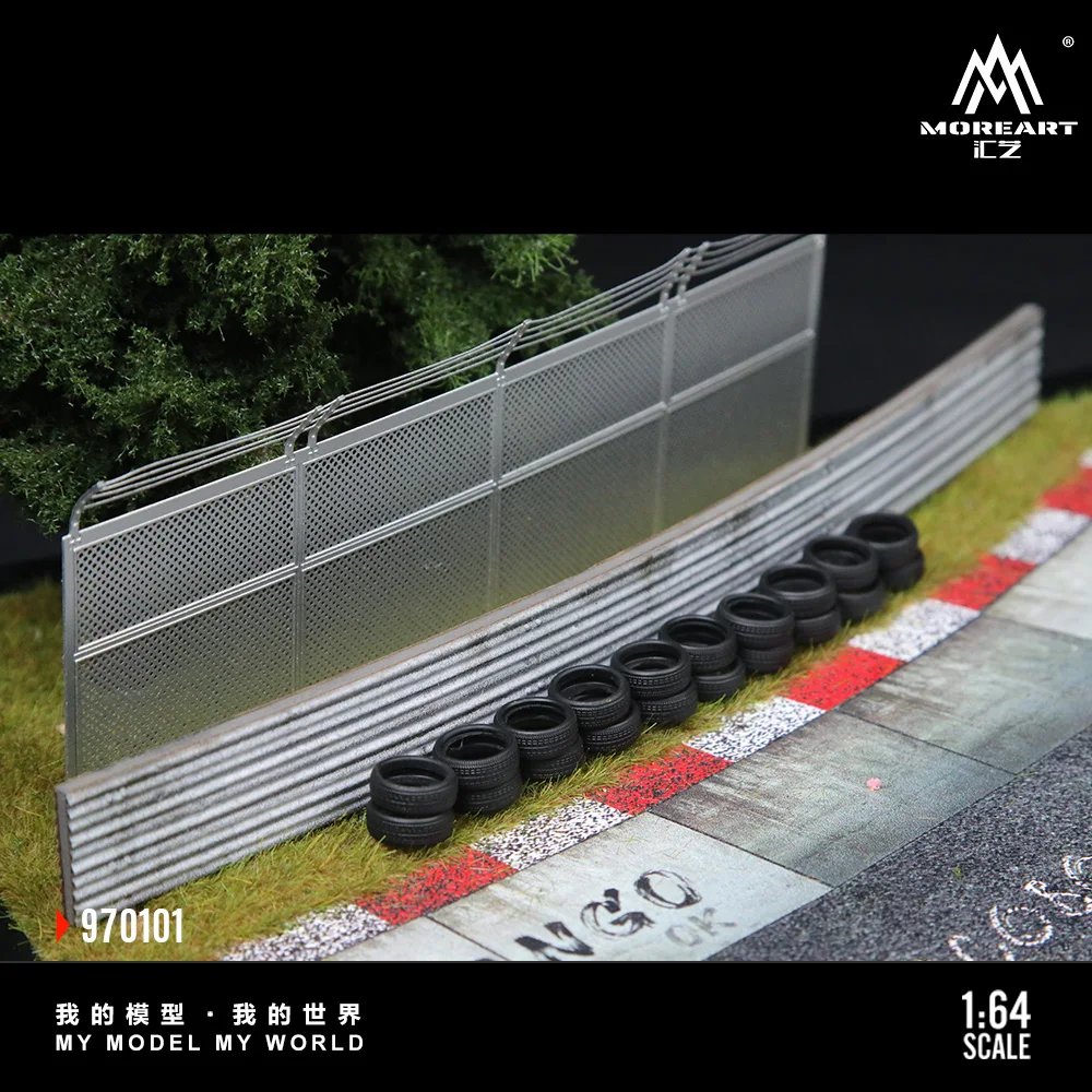 More Art 1:64 Track 01 Scene Model,Parking Lot Diorama For Display&Collection&Gift