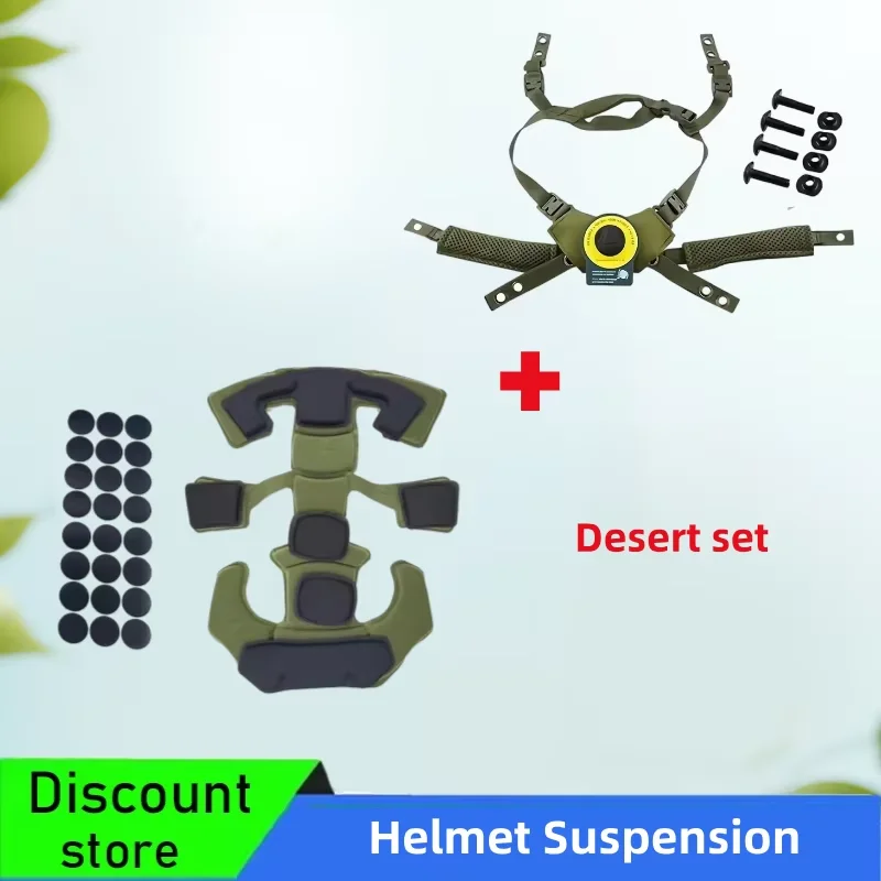 

Универсальная система подвески для тактического шлема, регулируемый ремень для подбородка, набивка из пены с эффектом памяти, совместимая с Wendy FAST MLCH