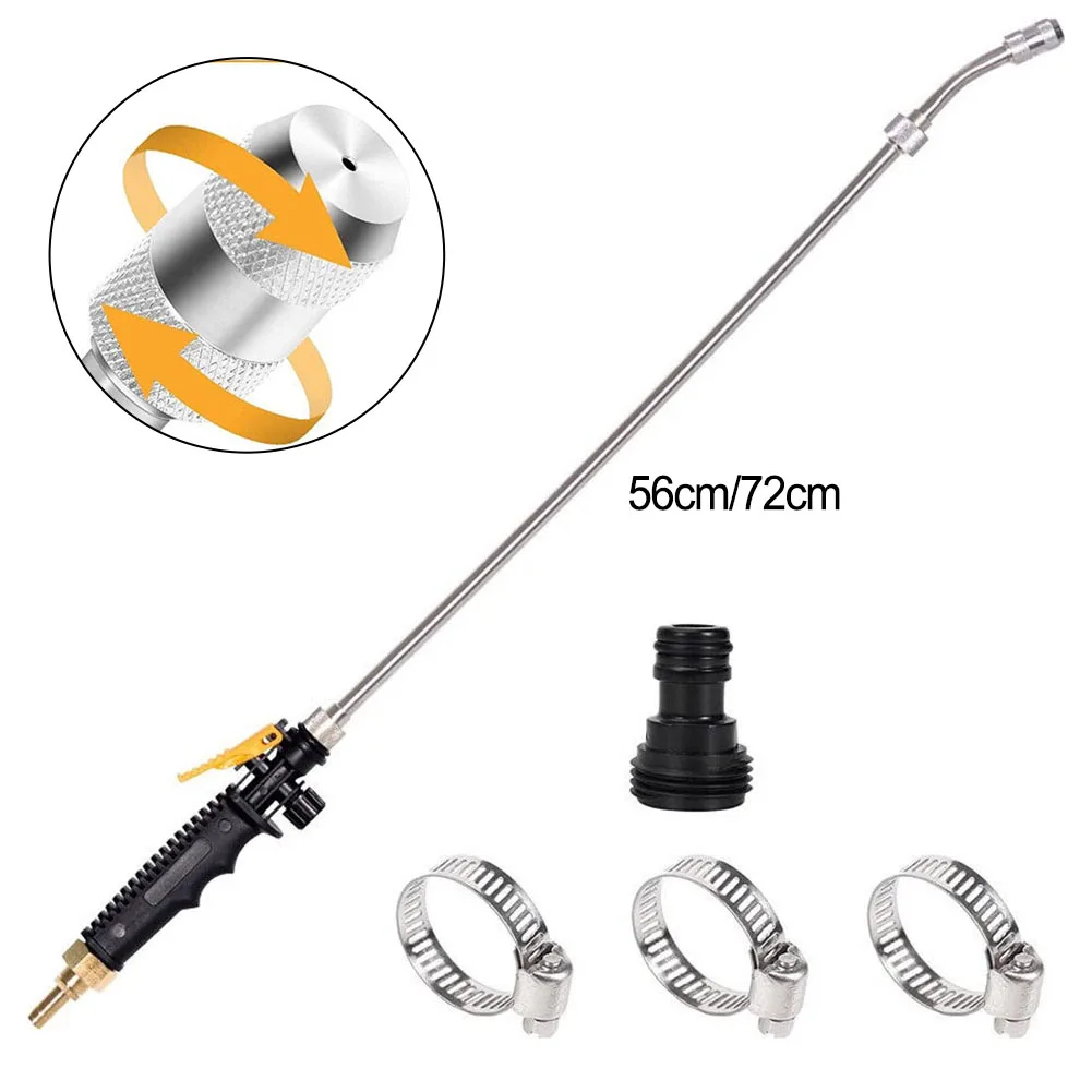 Pulverizador portátil de aço inoxidável, lavadora de alta pressão, para lavagem de veículos de jardim, rega de jardim, peças de reposição