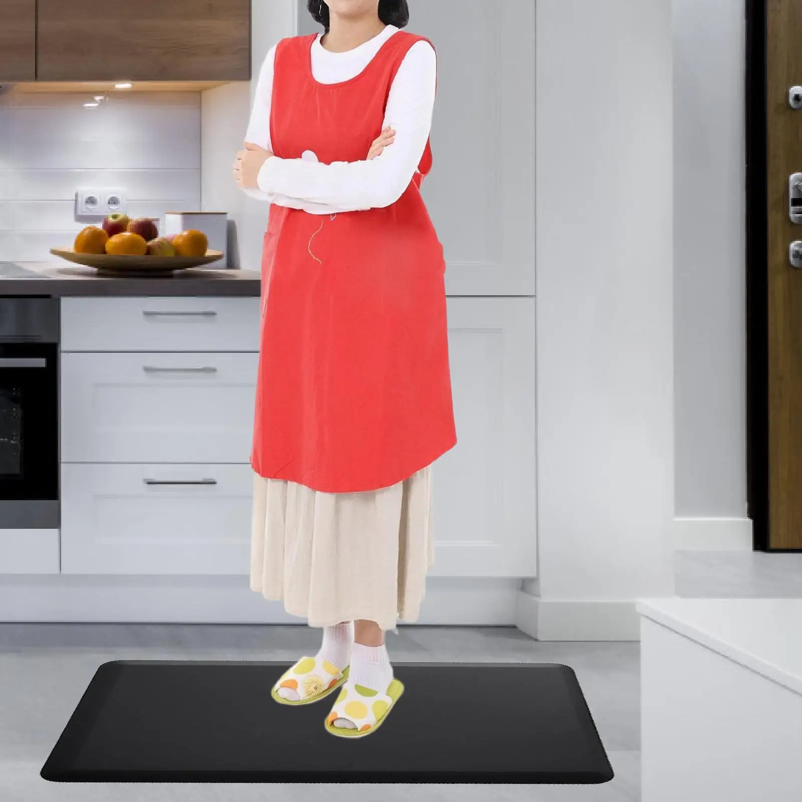 Kitchen Mat Decorative Comfortable Waterproof Non Slip Home Decor Floor Mat for Workshop Sink Laundry Room Indoor Standing Desk