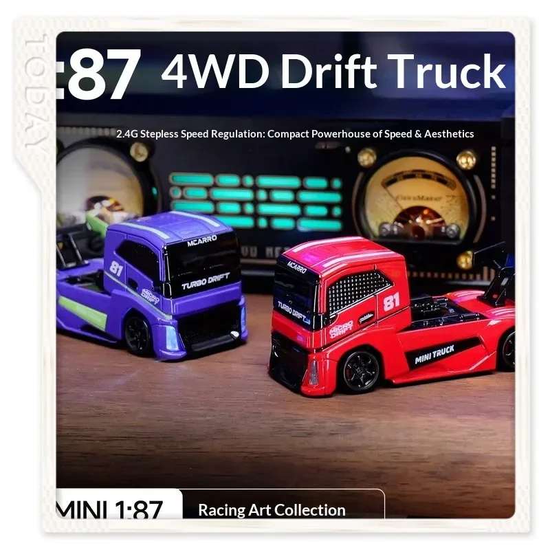 

Радиоуправляемая дрифт-машинка McLaren MC081, масштаб 1:87, мини-электромобиль 4WD, 2,4 ГГц, с бесступенчатой регулировкой скорости, для настольных гонок, коллекционная модель