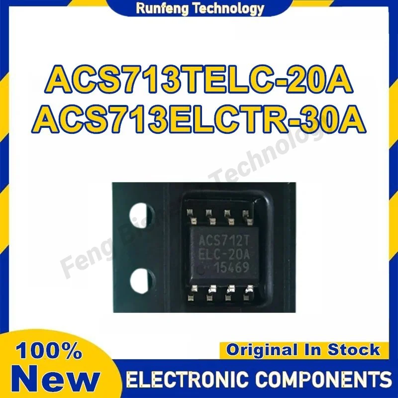 

ACS713ELCTR-30A ACS713TELC-20A ACS713TELC ACS713T ACS713 SOP-8 100% новый оригинал на складе