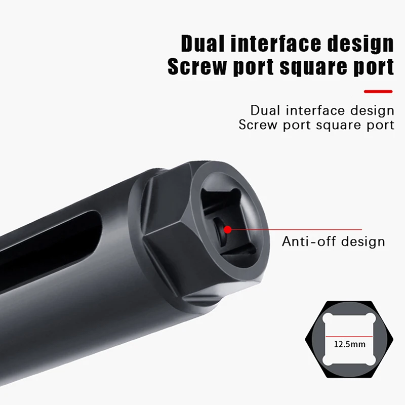 Manchon de Capteur d'Oxygène Noir à Bouche Étroite de 21/22mm, Prise de Détection d'Oxygène de Style Européen, Outils de Réparation Automobile