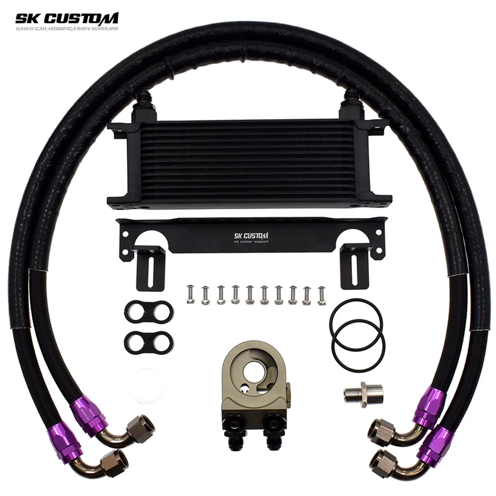 SK CUSTOM Honda Fit GD1 GD3 GE6 GE8 GK5 GR9 GS1 1.3L 1.5L Oil Cooling Kit Car engine oil cooling radiator