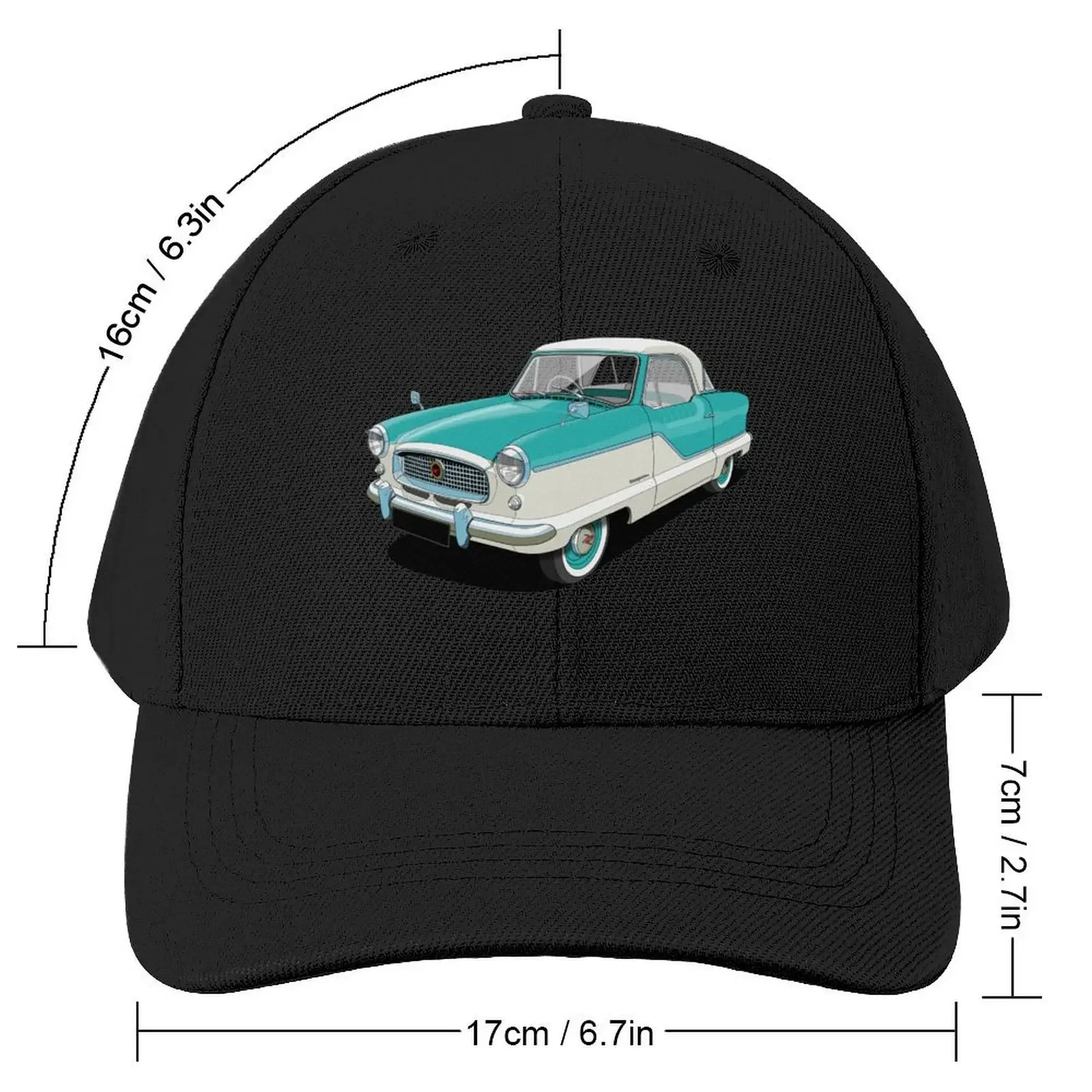 Austin Metropolitan in two tone turquoise and white Baseball Cap Luxury Cap Christmas Hat Women's Hats 2025 Men's