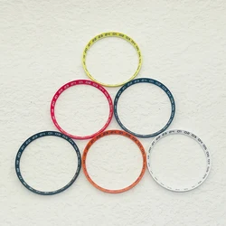 30.5mm SKX007 Watch Case Chapter Ring Fits GMT SKX009 SRPD SUB Case Multiple Colour Inner Ring NH35 NH36 Men's Case Refit Parts