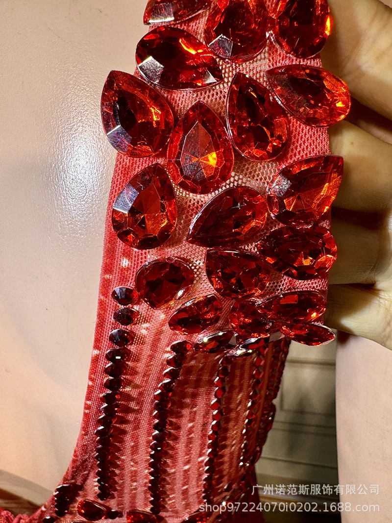 2025Sexy Backless Temperament Dress Company Annual Meeting Women's Group Singing Clothes Beauty Pageant Lady Performance Clothes