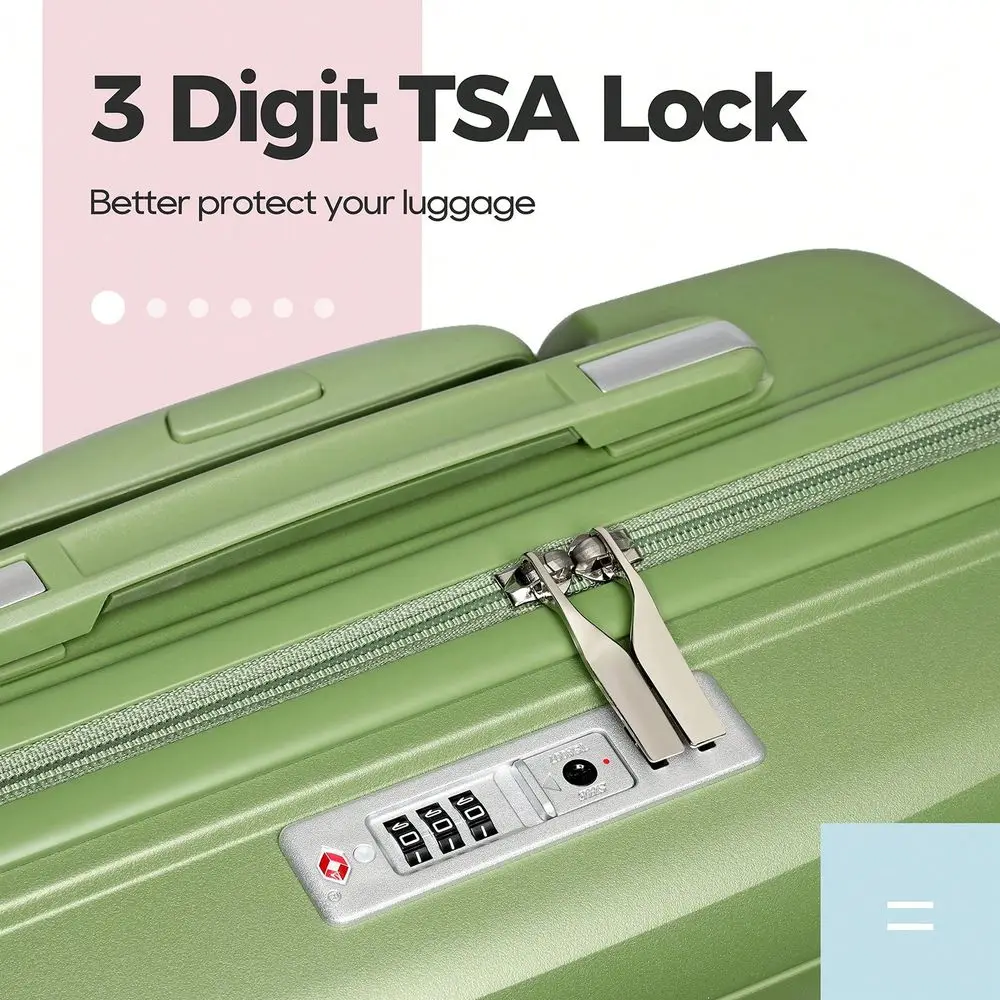 Juego de 3 Maletas Rígidas, Ma - Expandable Hard Shell Luggage Set reseña y precio